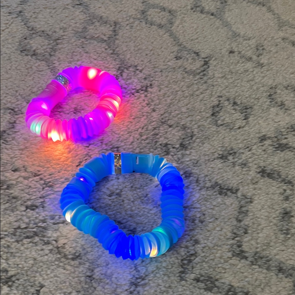 Colorful LED Light-Up Kids Bracelets